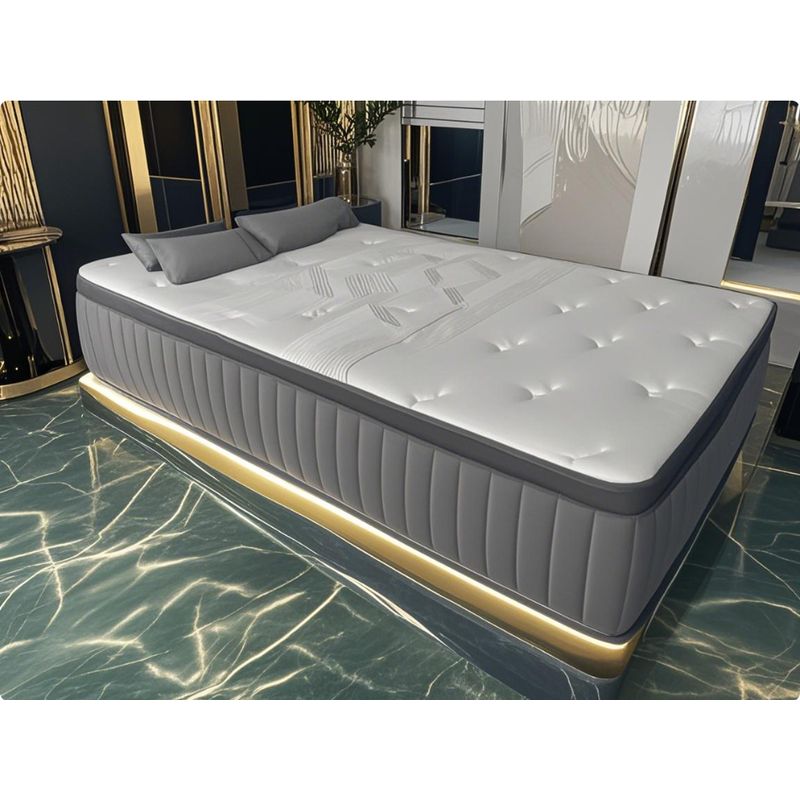YOMYM - Colchón Premium King Size Upright 3 Caras Blanco Roto 90×190×25cm