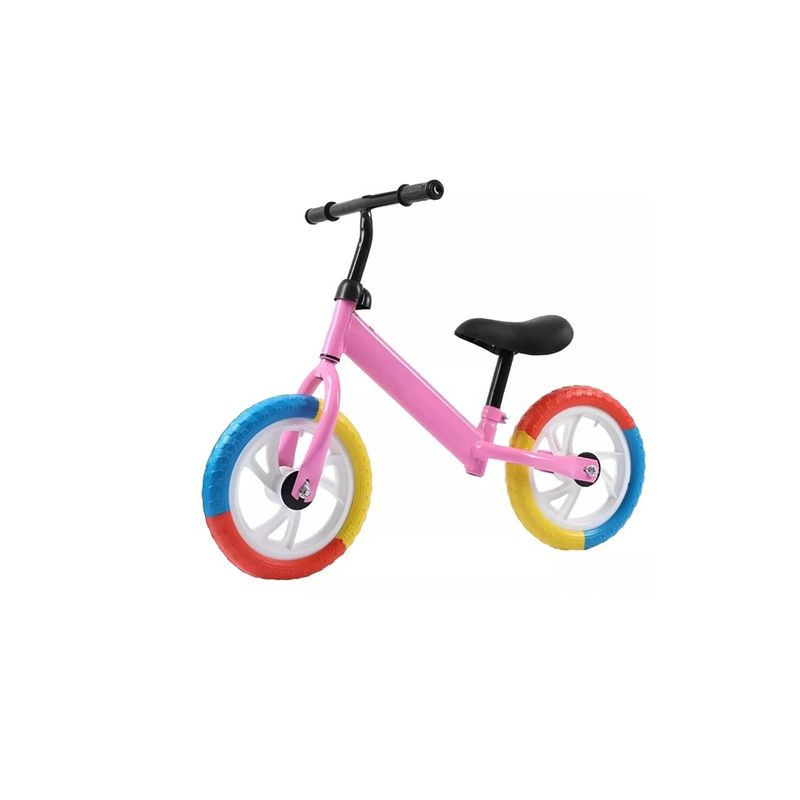 GENERICO - Bicicleta Equilibrio Juego Niño Sin Pedales Aprendizaje Rosa