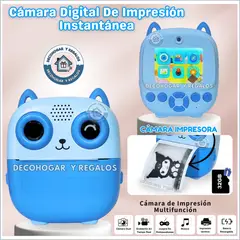 GENERICO - Cámara Digital de Impresión Térmica de Juguete Niños