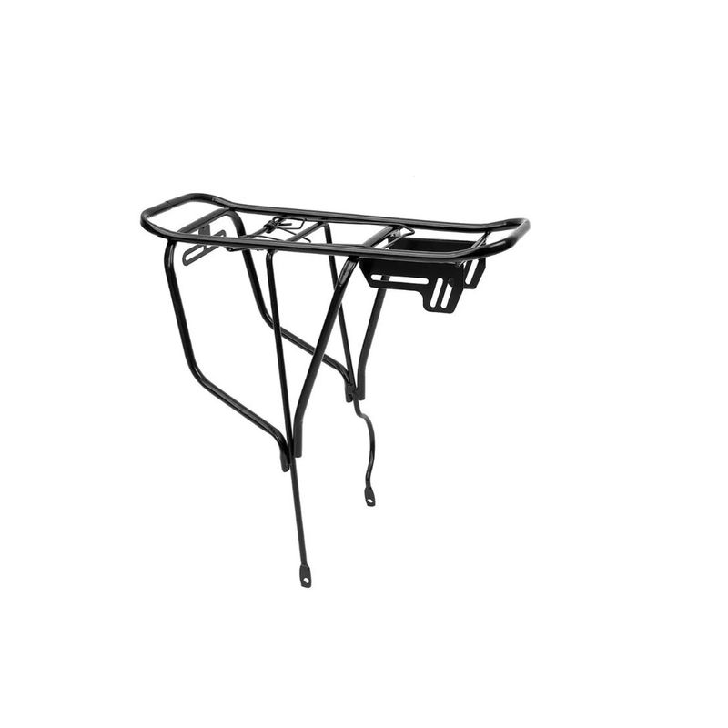 GENERICO - Parrilla Bicicleta Aluminio Freno Disco Y Vbrake Negro