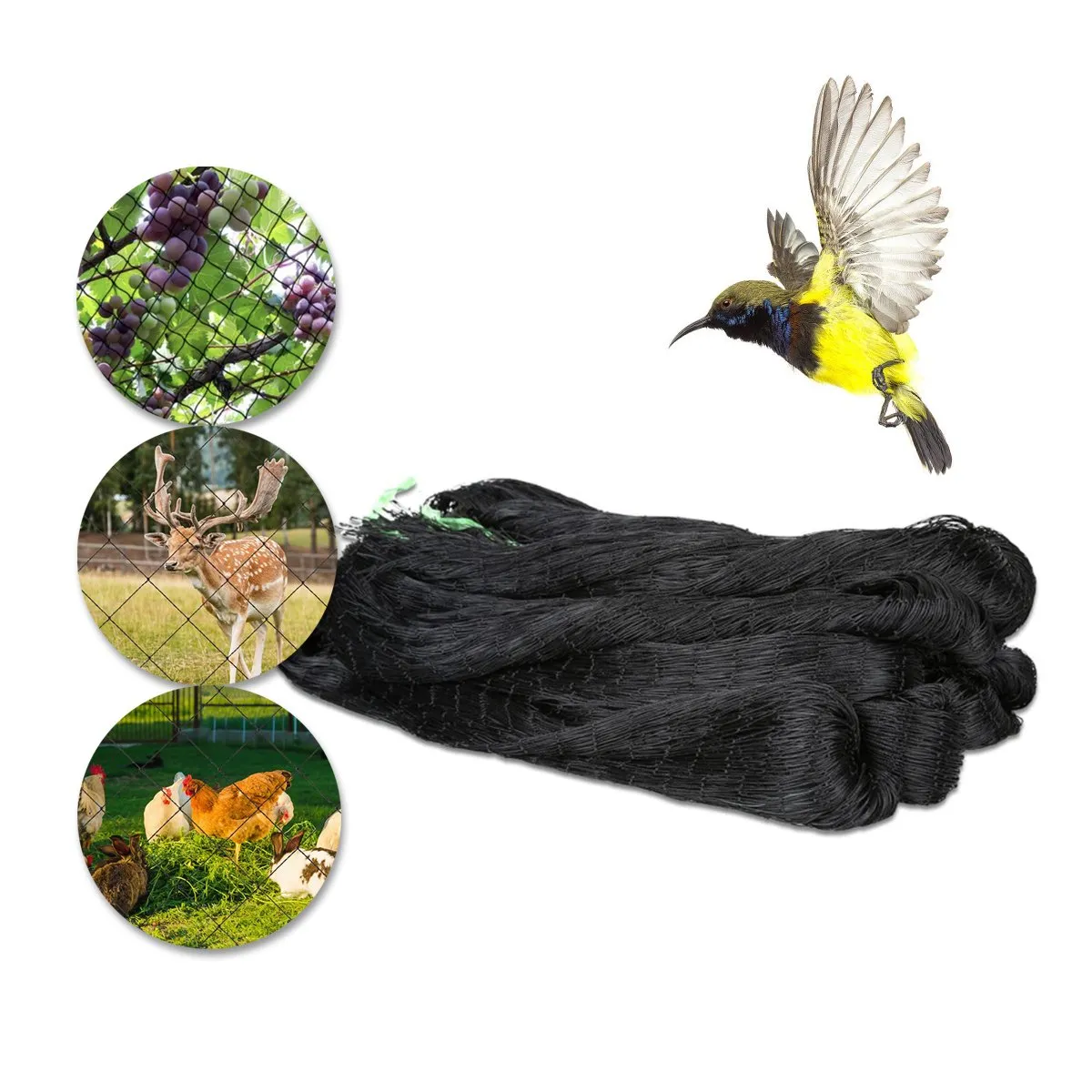 BITART - Red Antipájaros Para Protección De Jardines Malla De Jardín