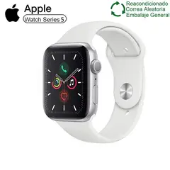 APPLE - Watch Series 5 44mm GPS - Blanco Reacondicionado(Semi Nuevo)