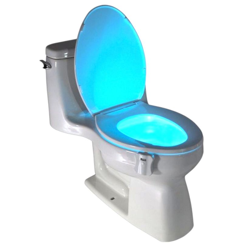 INVENCIBLE - LUZ DE INODORO SENSOR SANITARIO TOILET WC LED TAPA NC54