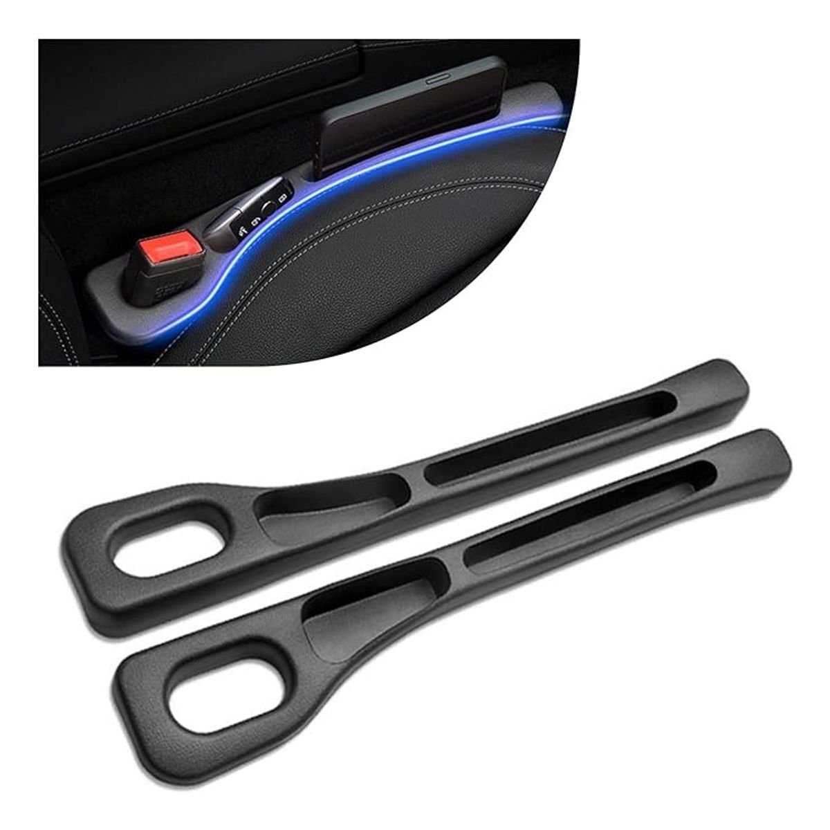 EVERSO - Organizador Protector Lateral Auto 2pzs-relleno Asiento