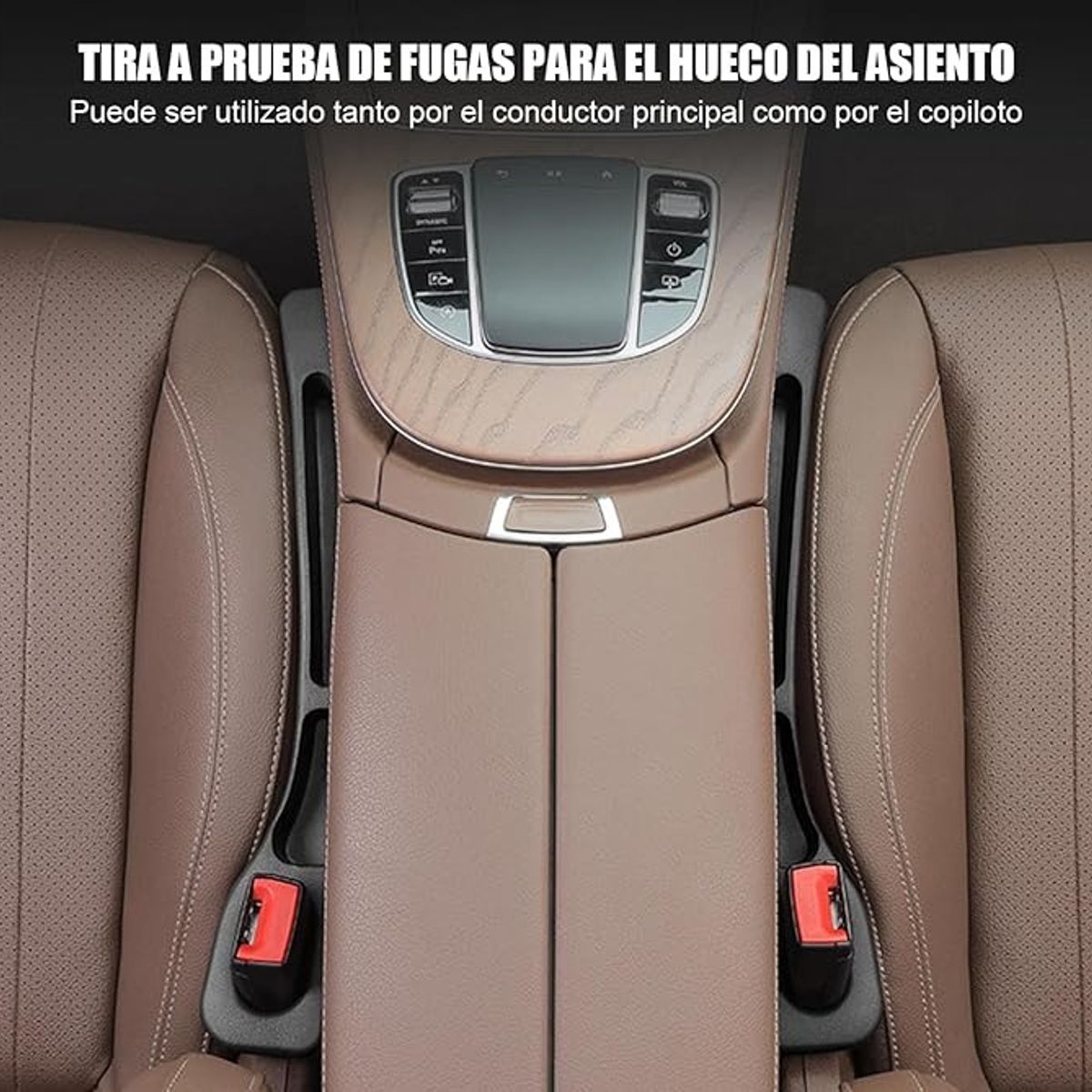 EVERSO - Organizador Protector Lateral Auto 2pzs-relleno Asiento