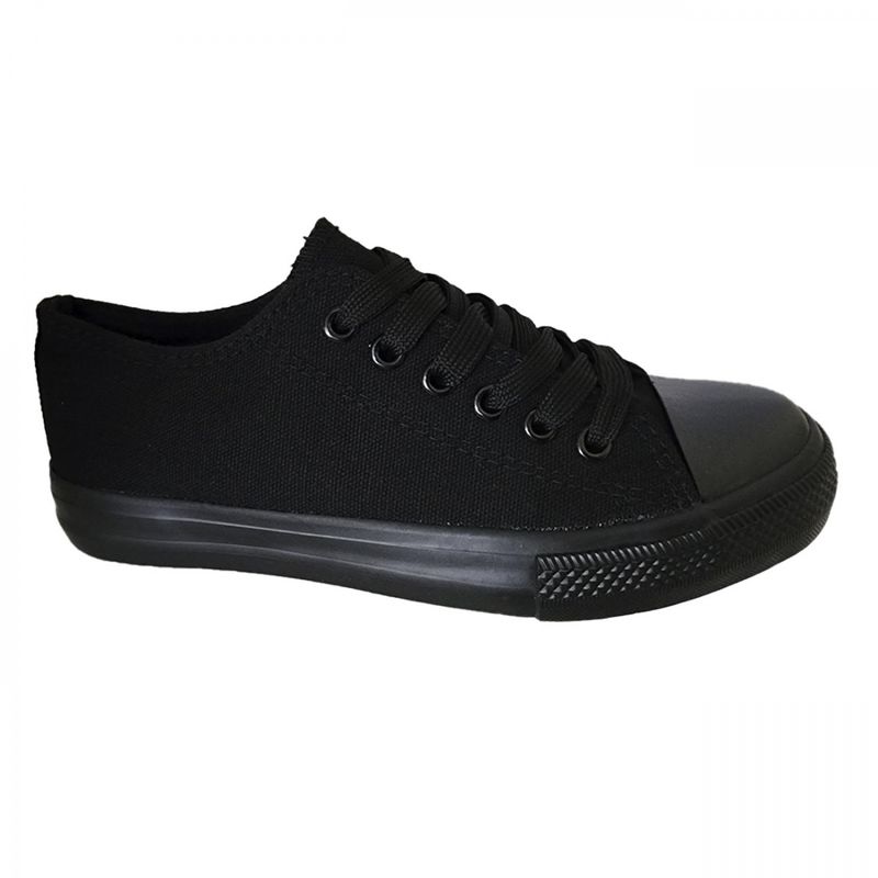 PAND G - Zapatilla Urbana De lona Full Moda Casual  Negro - 7080