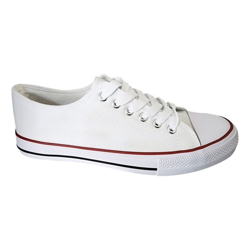 PAND G - Zapatilla Urbana De Mujer Lona Clasica  Blanca - 7074