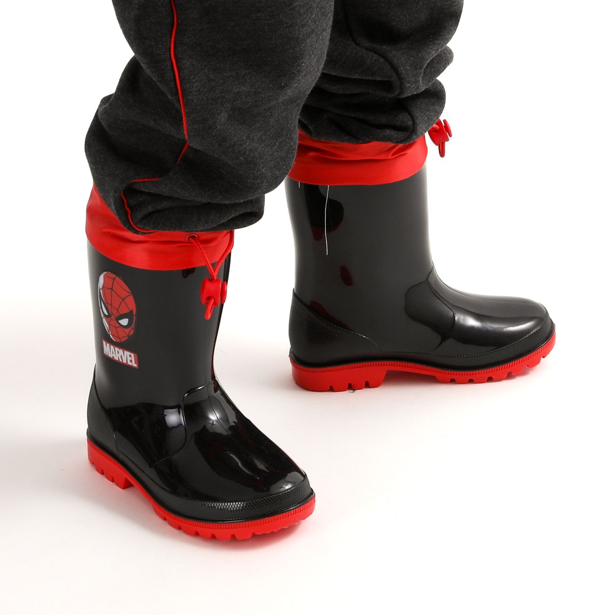 MARVEL - Bota De Agua Con Chiporro Niño Spiderman Mask Negro Marvel