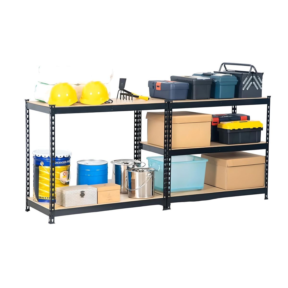 PROCHEF - Estante Acero Ranurado 120x60x180 cm 5 Band. 1375 Kg