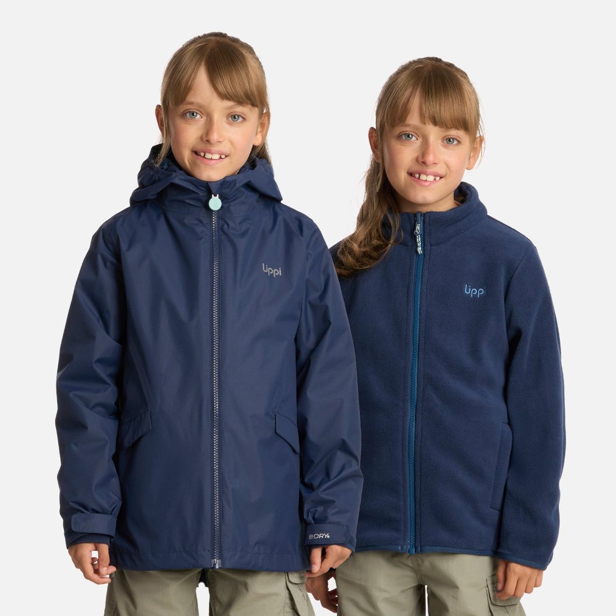 LIPPI - Chaqueta Niña Snowball Fusion-3 Hoody Jacket Azul Marino Lippi