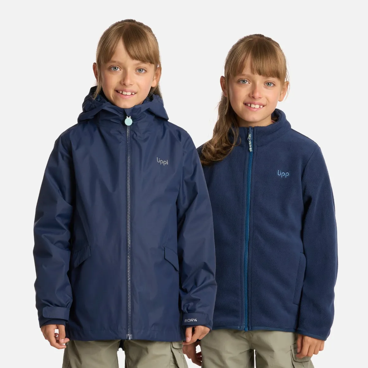 LIPPI - Chaqueta Niña Snowball Fusion-3 Hoody Jacket Azul Marino Lippi