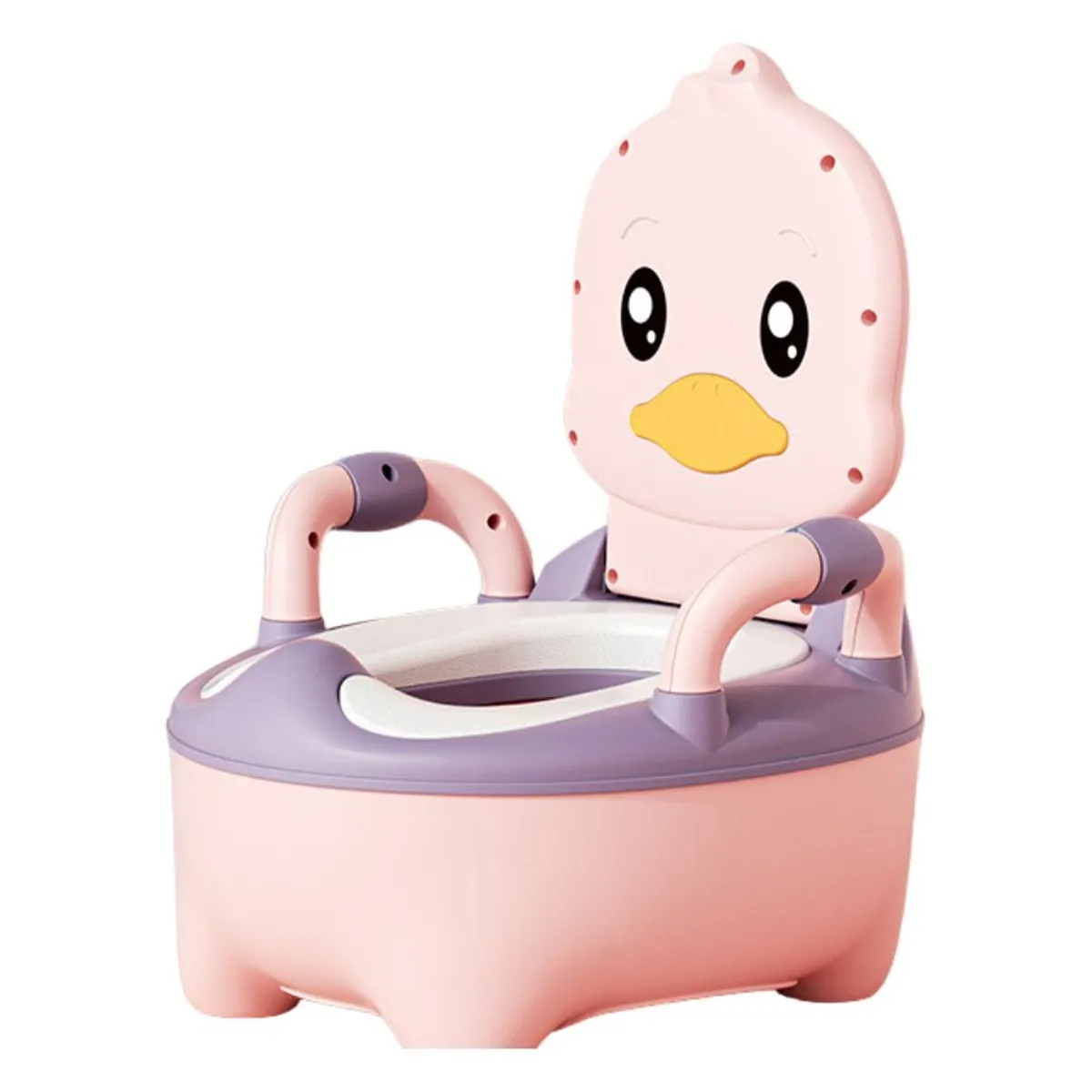 CRUSEC - Mi Primera Pelela Patito Confort Aprendizaje Baño Bebe Rosa