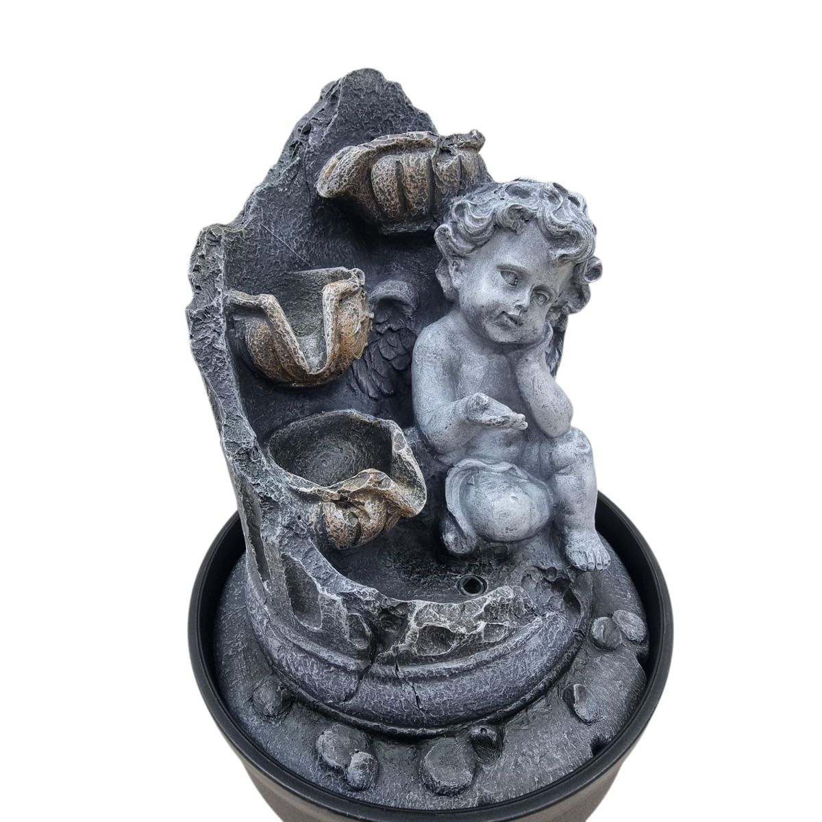 GENERICO - Fuente De Agua Ángel Pileta 28cm