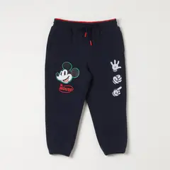 DISNEY - Pantalon De Buzo Niño Mickey M. Mouse Negro