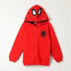 MARVEL - Poleron Abierto Niño Spiderman Cubierto Rojo
