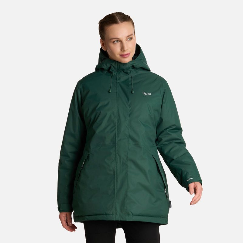 LIPPI - Chaqueta Mujer Gunther B-Dry Hoody Jacket Verde Botella Lippi