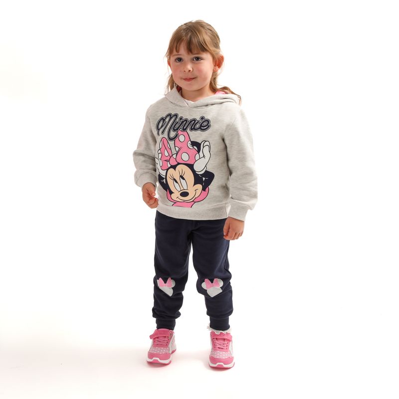 DISNEY - Buzo Niña Minnie Touch Gris Disney