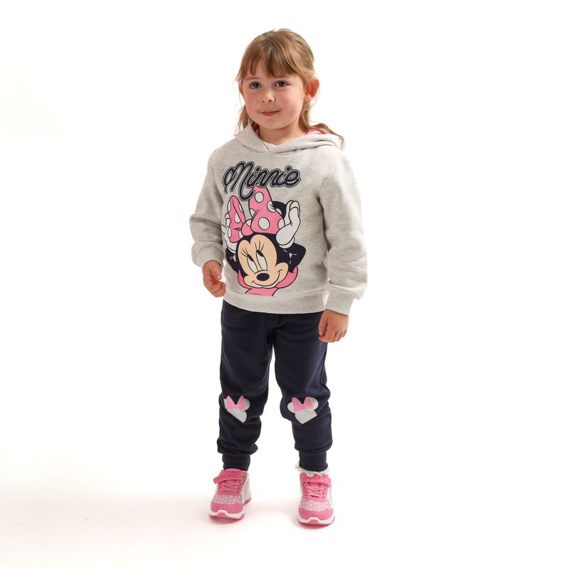 DISNEY - Buzo Niña Minnie Touch Gris Disney