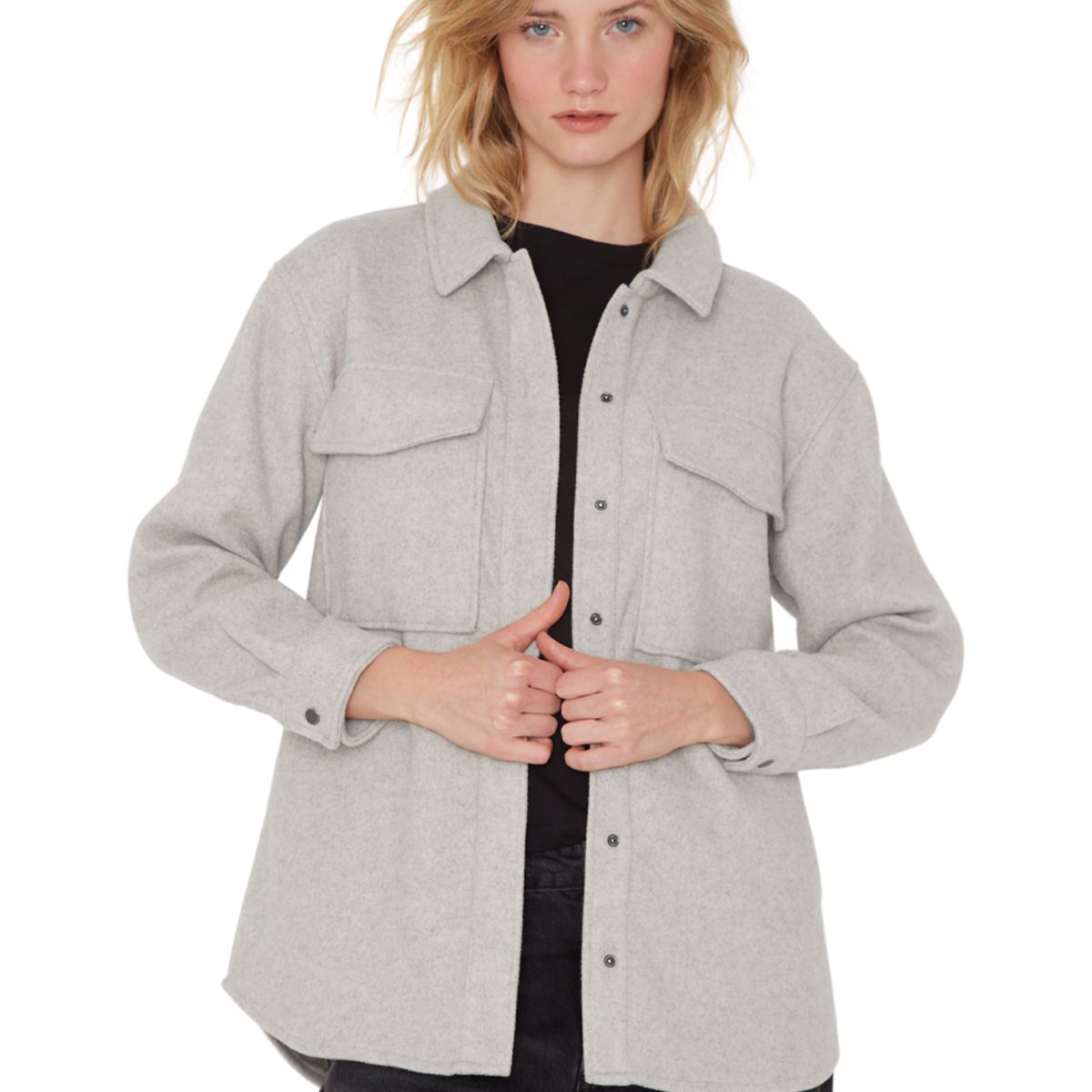 JACINTA TIENDA - Sobrecamisa Royal Gris Jacinta Tienda