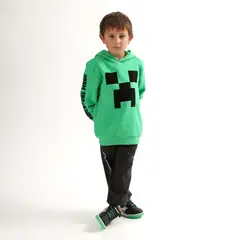 MINECRAFT - Conjunto Deportivo Creeper Oficial - Niño 4-10 Años