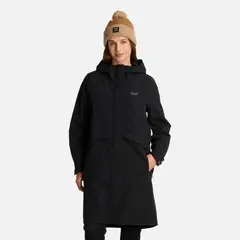 LIPPI - Chaqueta Mujer Mountains Live B-Dry Long Jacket Negro