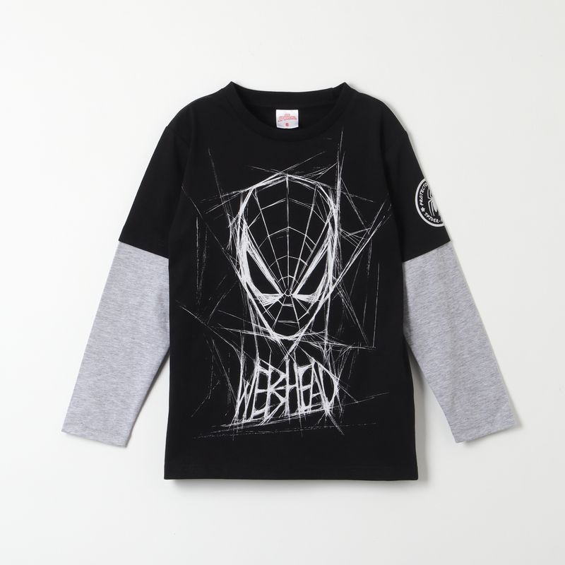 MARVEL - Polera Manga Larga Niño Spiderman Webhead Negro Marvel