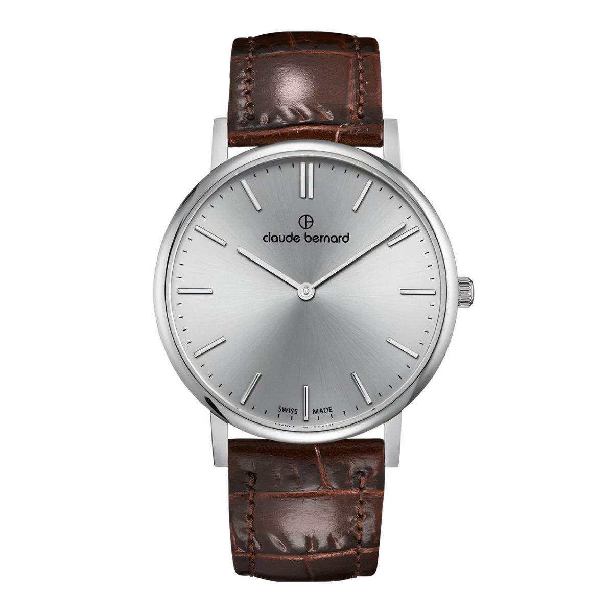 CLAUDE BERNARD - Reloj Claude Bernard Slim Line Esfera Plateada Hombre