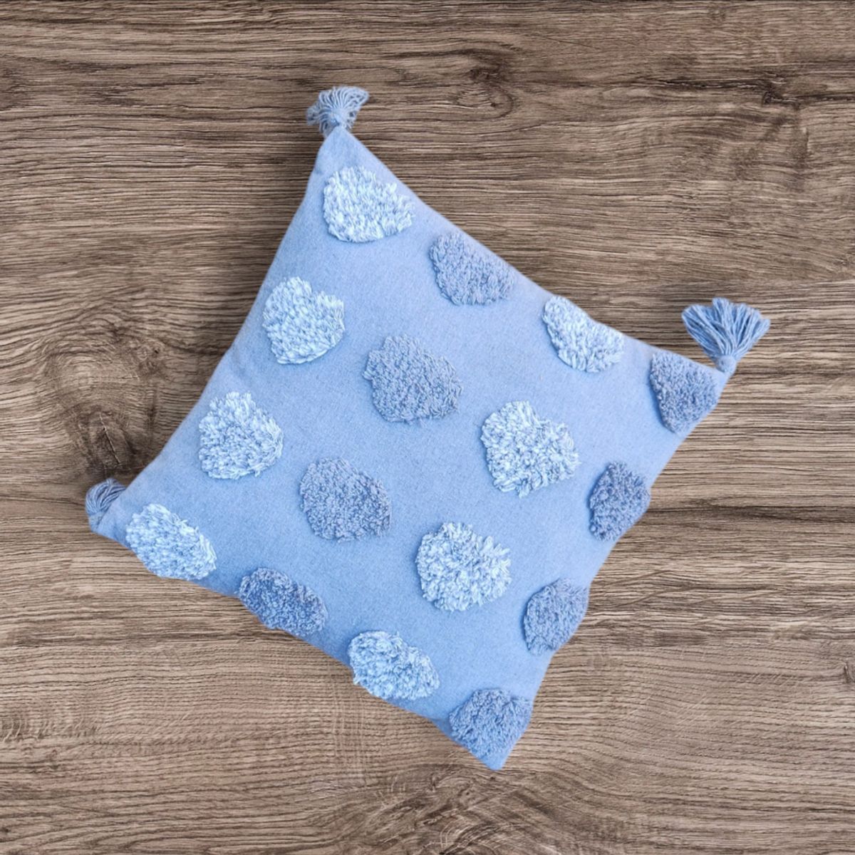 GENERICO - Pack 2 Cojines Bordados Circle  45x45 cm