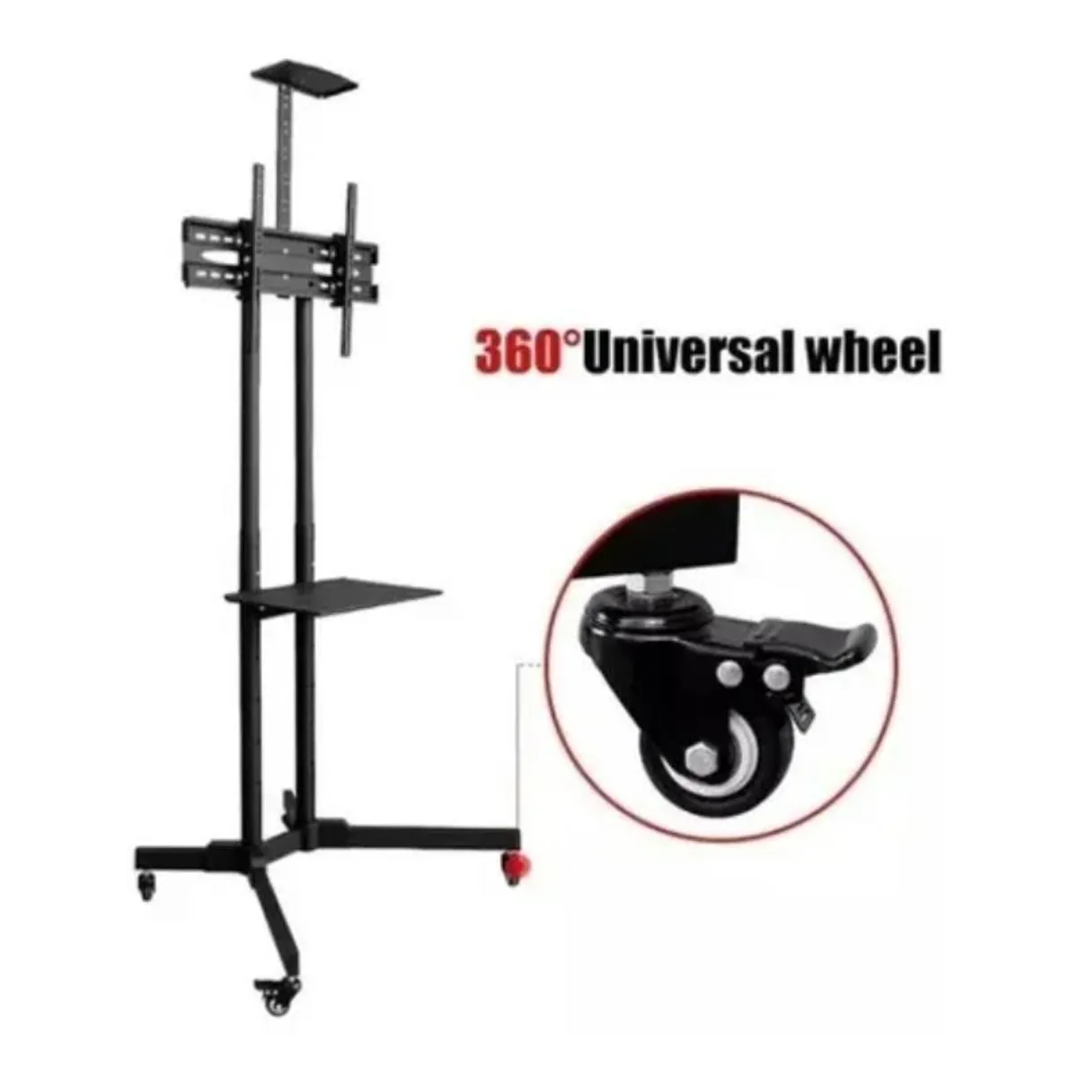 GENERICO - Soporte De Tv Con Ruedas 32 A 70 Pedestal Soporte Móvil