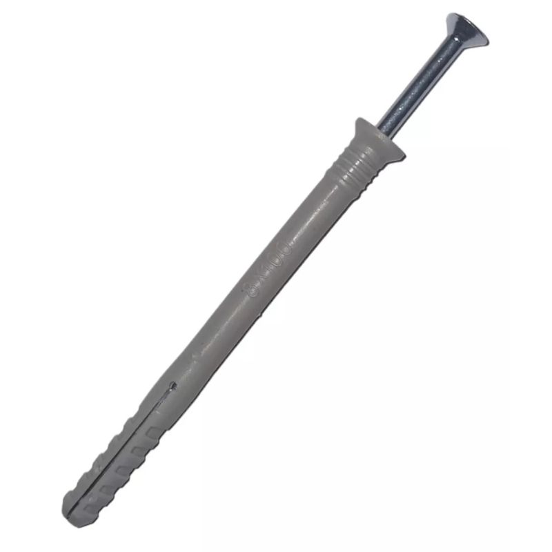 GENERICO - Tarugo Clavo Tornillo Punta Cruz 8x100 mm 50 unds