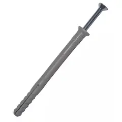 GENERICO - Tarugo Clavo Tornillo Punta Cruz 8x100 mm 50 unds