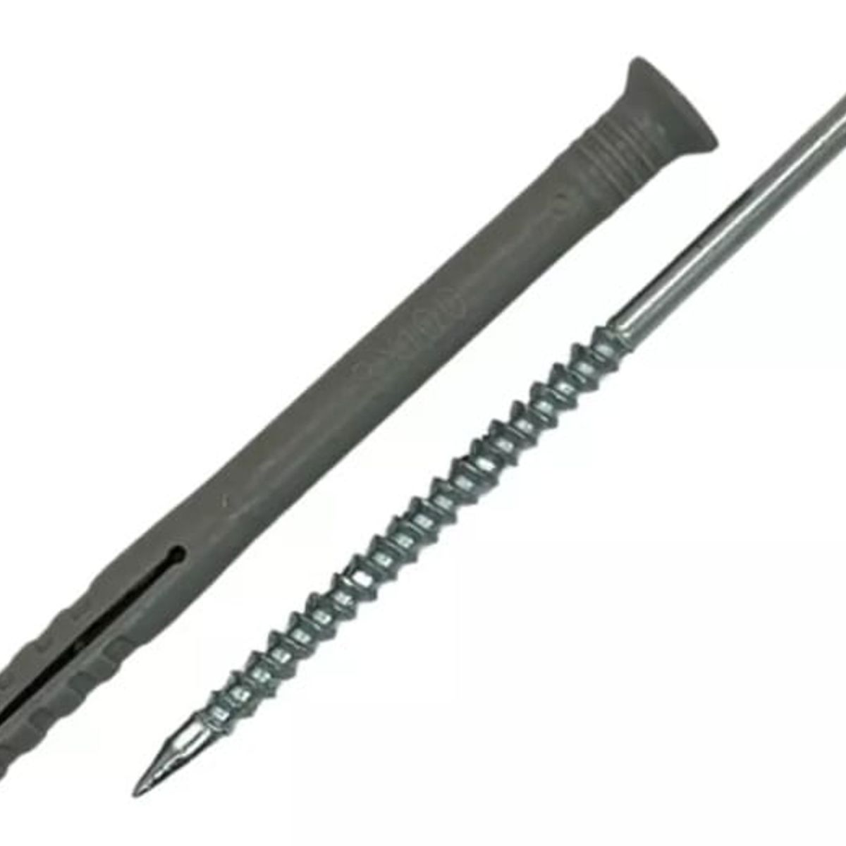 GENERICO - Tarugo Clavo Tornillo Punta Cruz 8x100 mm 50 unds