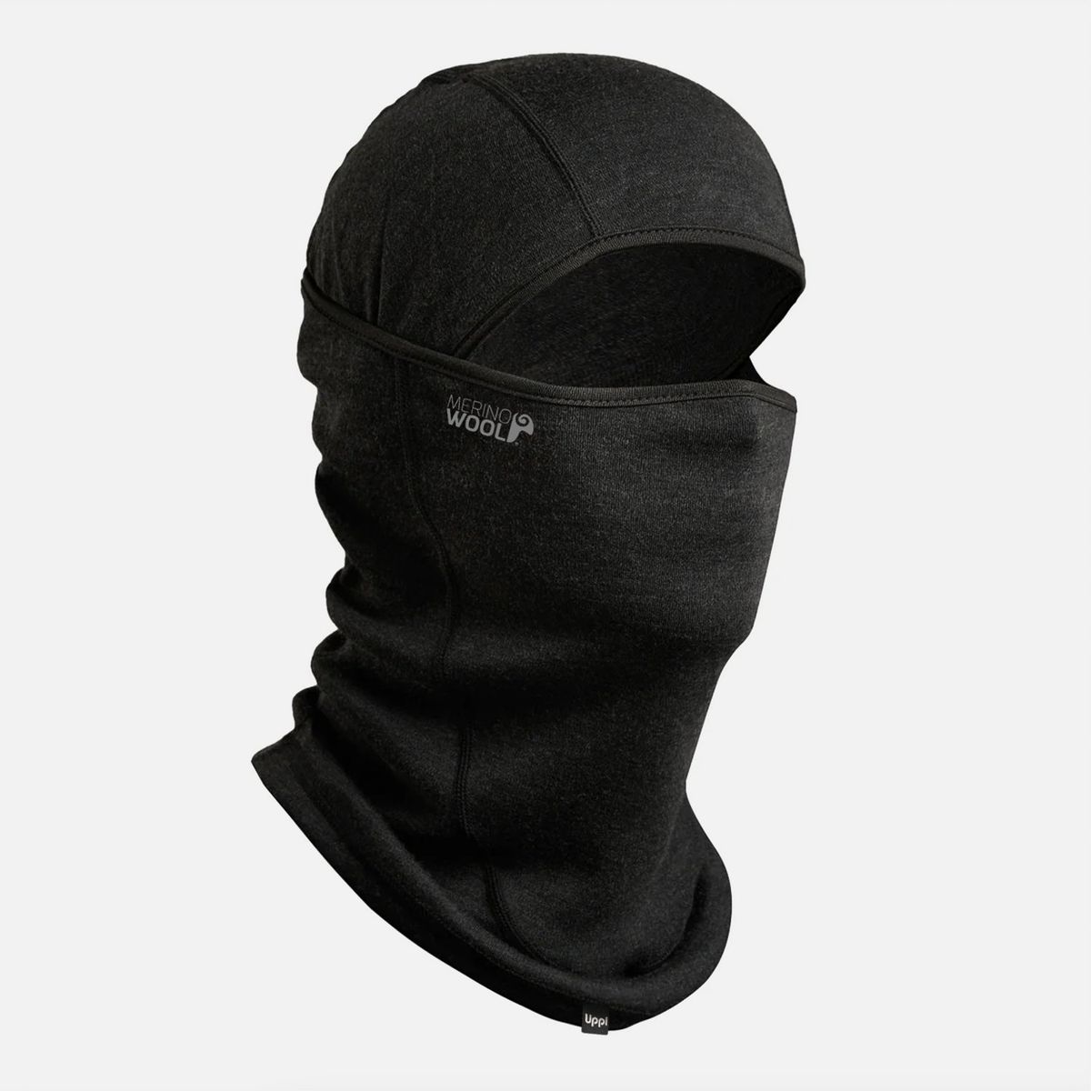 LIPPI - Balaclava Merino Wool Balaclava Negro Lippi