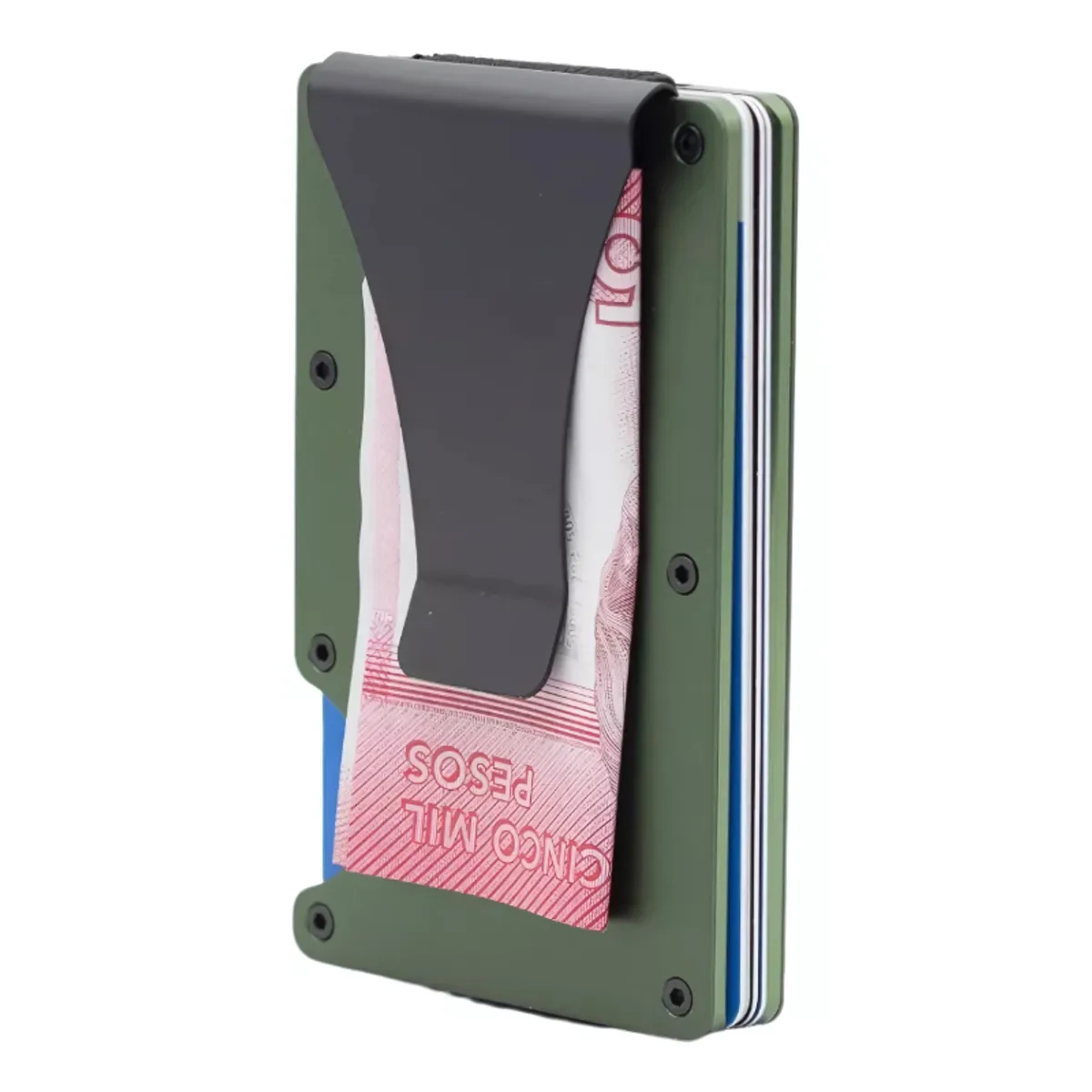 GARMENTO - Garmento Billetera Metálica Con Clip Indestructible Rfid
