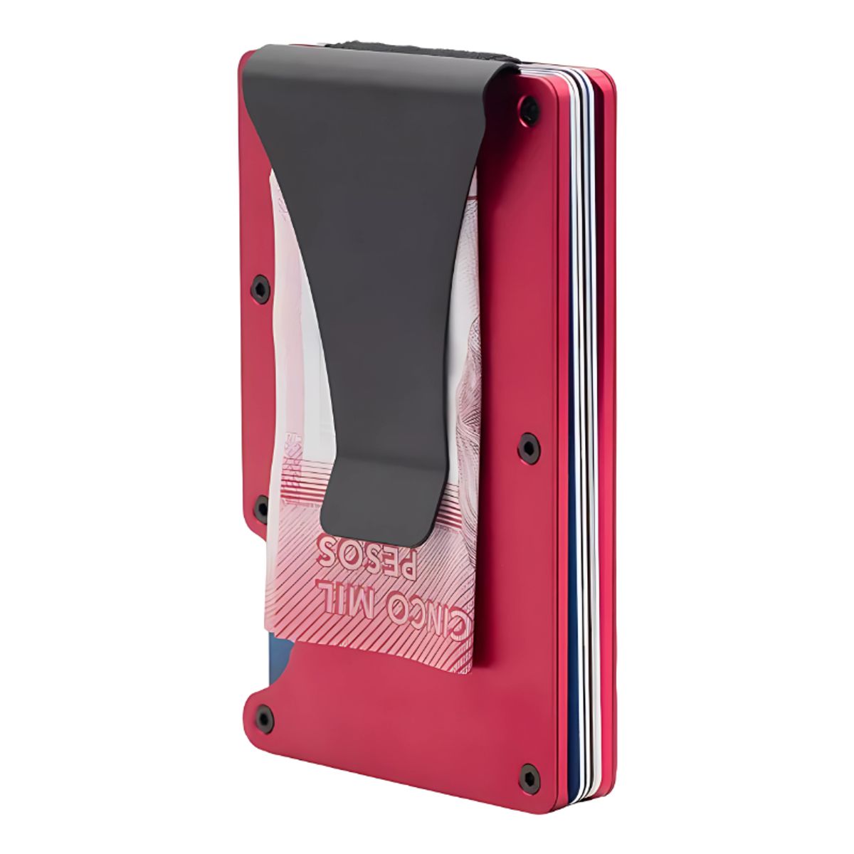 BELIDASHOP - Garmento Billetera Metálica Con Clip Indestructible Rfid