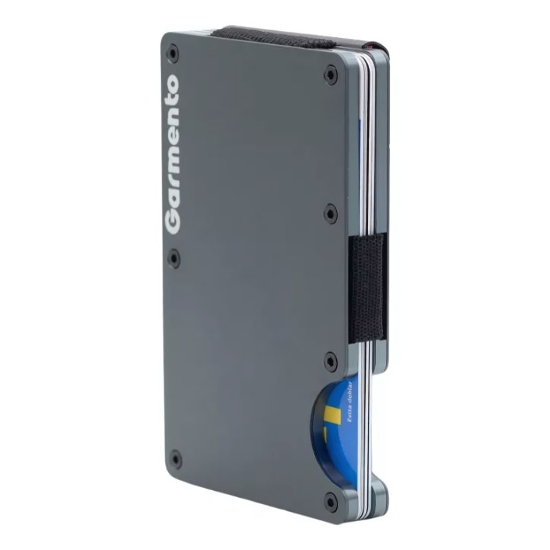 BELIDASHOP - Garmento Billetera Metálica Con Clip Indestructible Rfid
