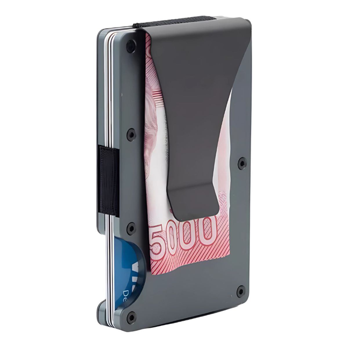 BELIDASHOP - Garmento Billetera Metálica Con Clip Indestructible Rfid