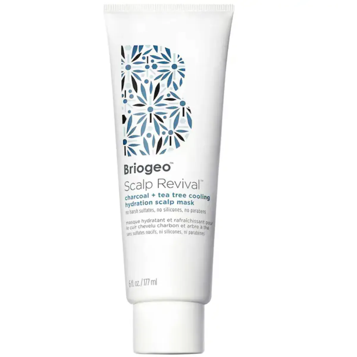 BRIOGEO - Mascarilla Refrescante para el Cabello Seco con Carbon 177 ml Briogeo