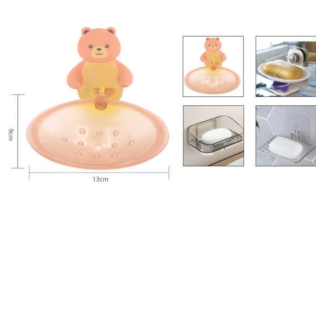 GENERICO - Jabonera De Baño Oso
