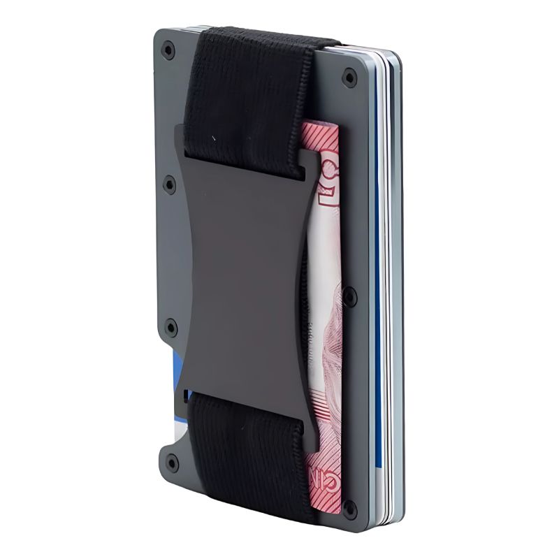 BELIDASHOP - Garmento Billetera Metálica Con Corra Indestructible Rfid