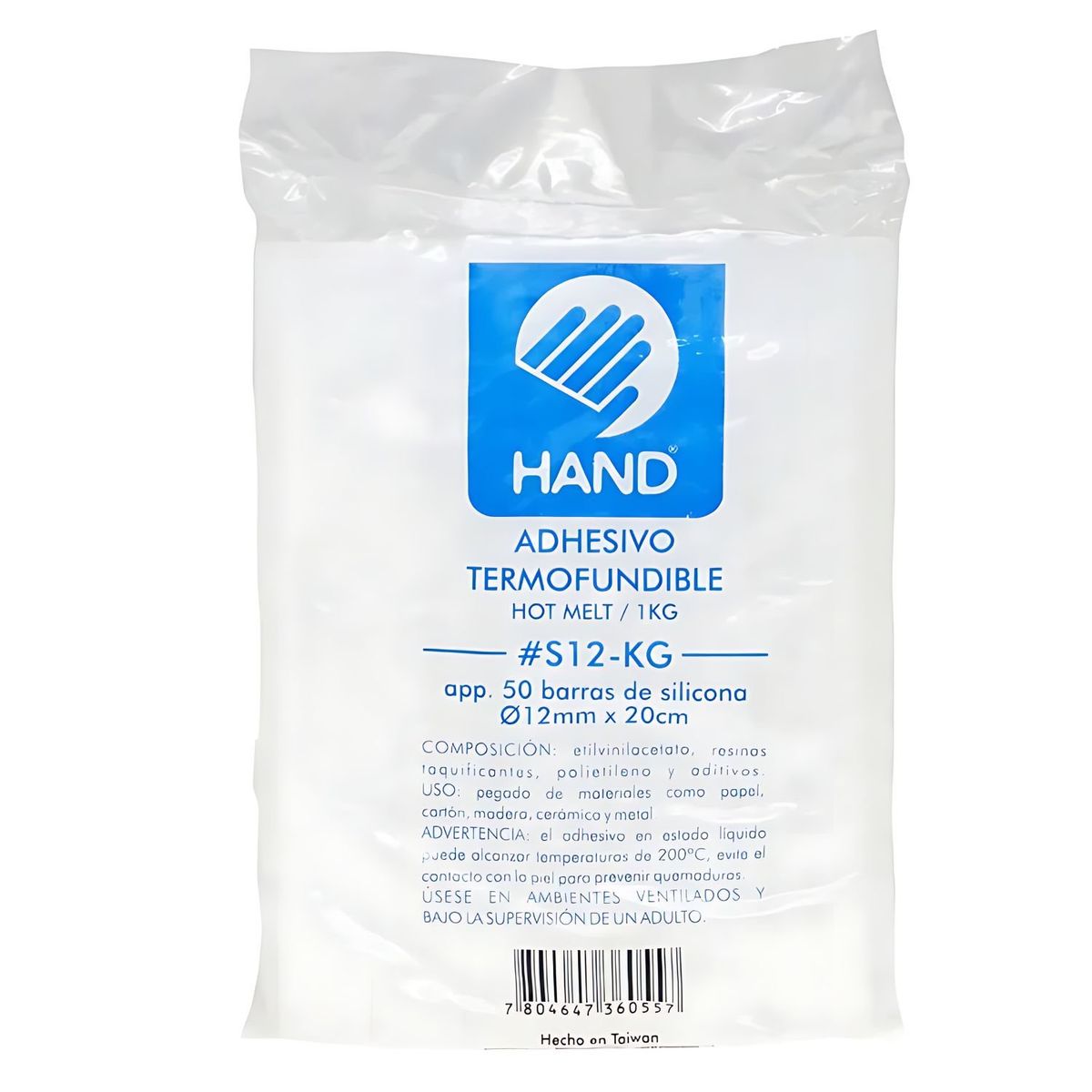 HAND - 50 Barras De Silicona 12mm 1kg De 20cms - SC