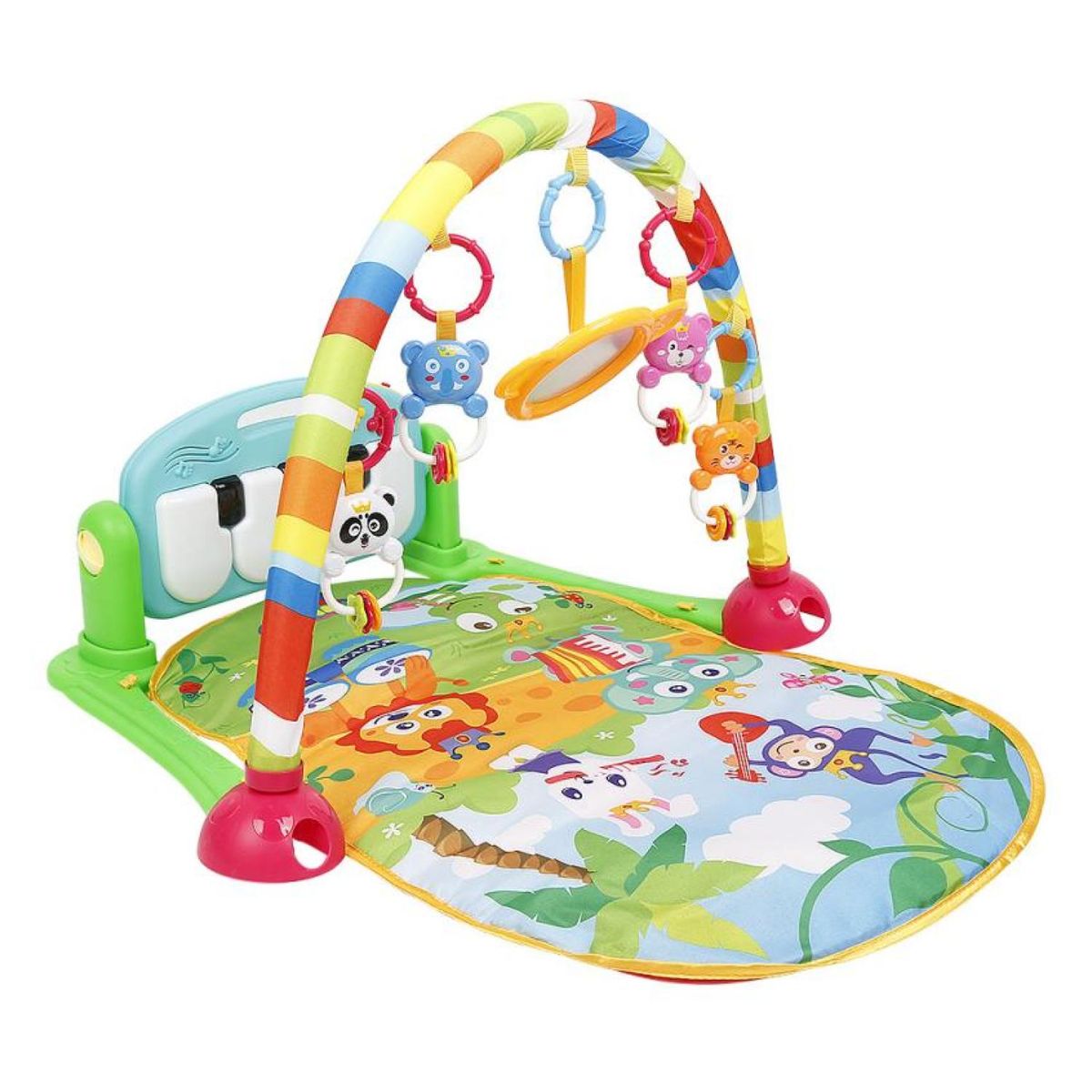 GENERICO - Juguete Gimnasio Musical Con Accesorios Infantil Verde