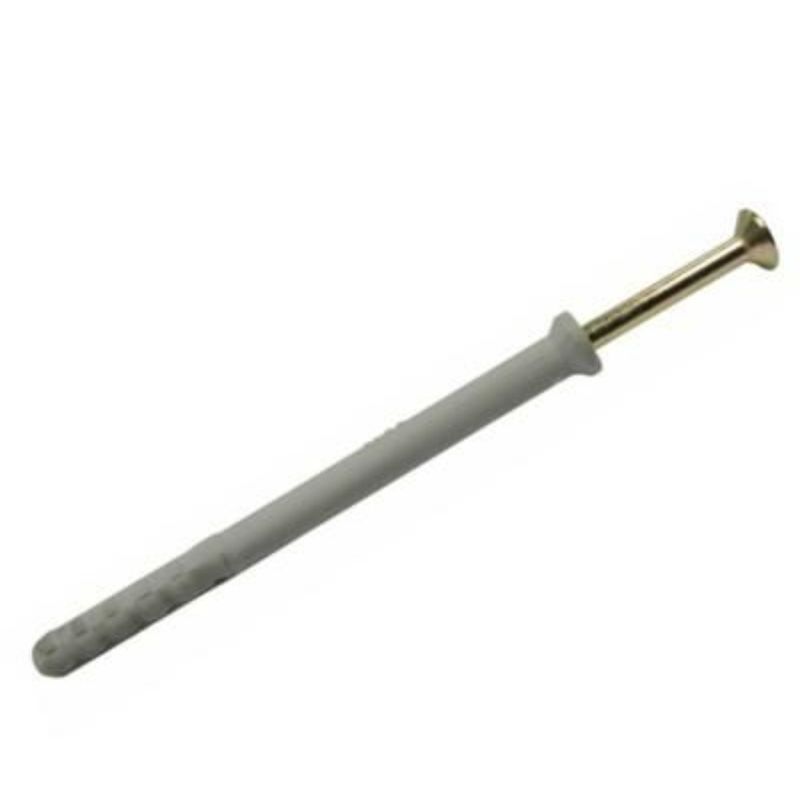 GENERICO - Tarugo Clavo Tornillo Punta Cruz 8x120 mm 100 unds