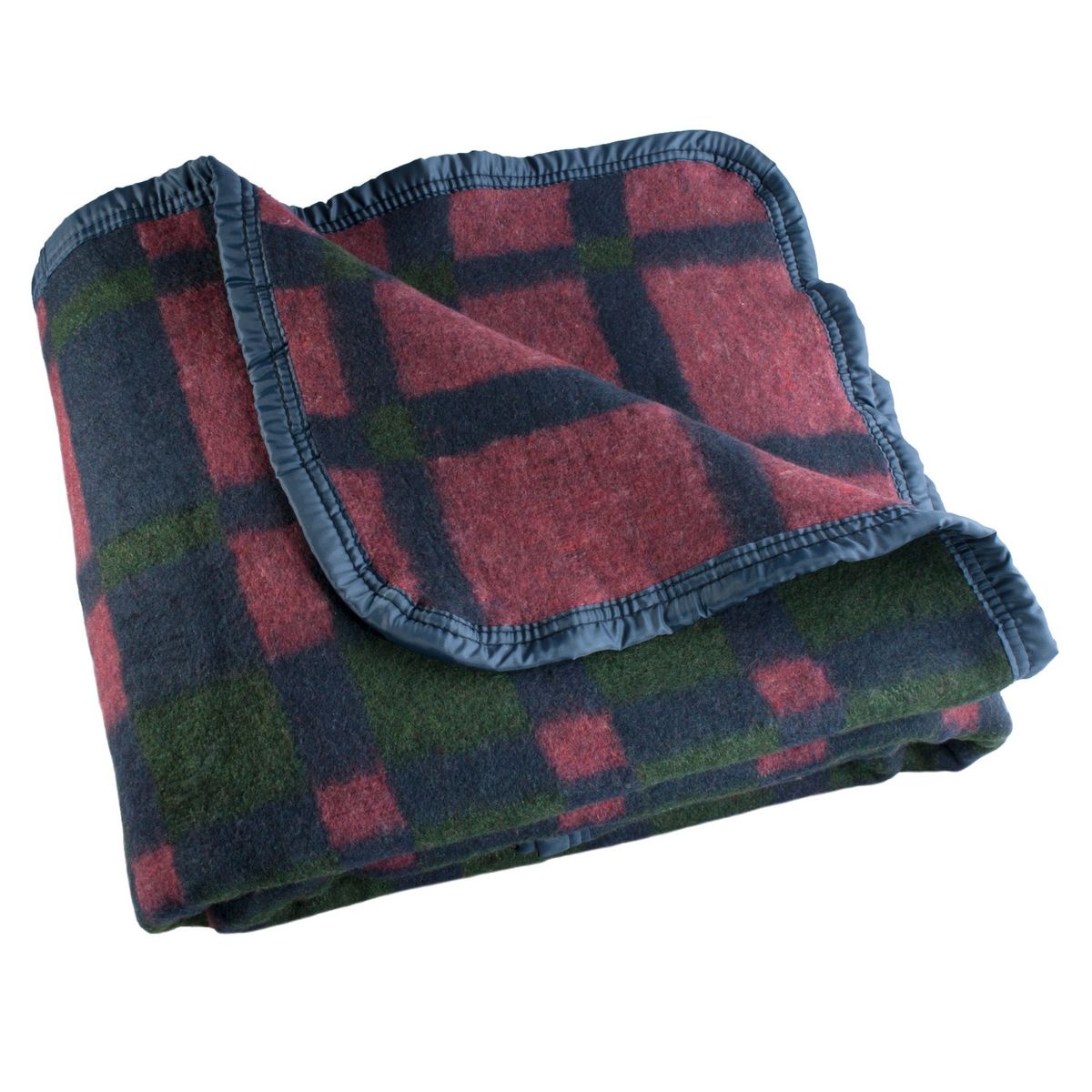 ANDES - FRAZADA ANDES ESCOCES ANTILLANCA 1 PLAZA AZUL/VERDE