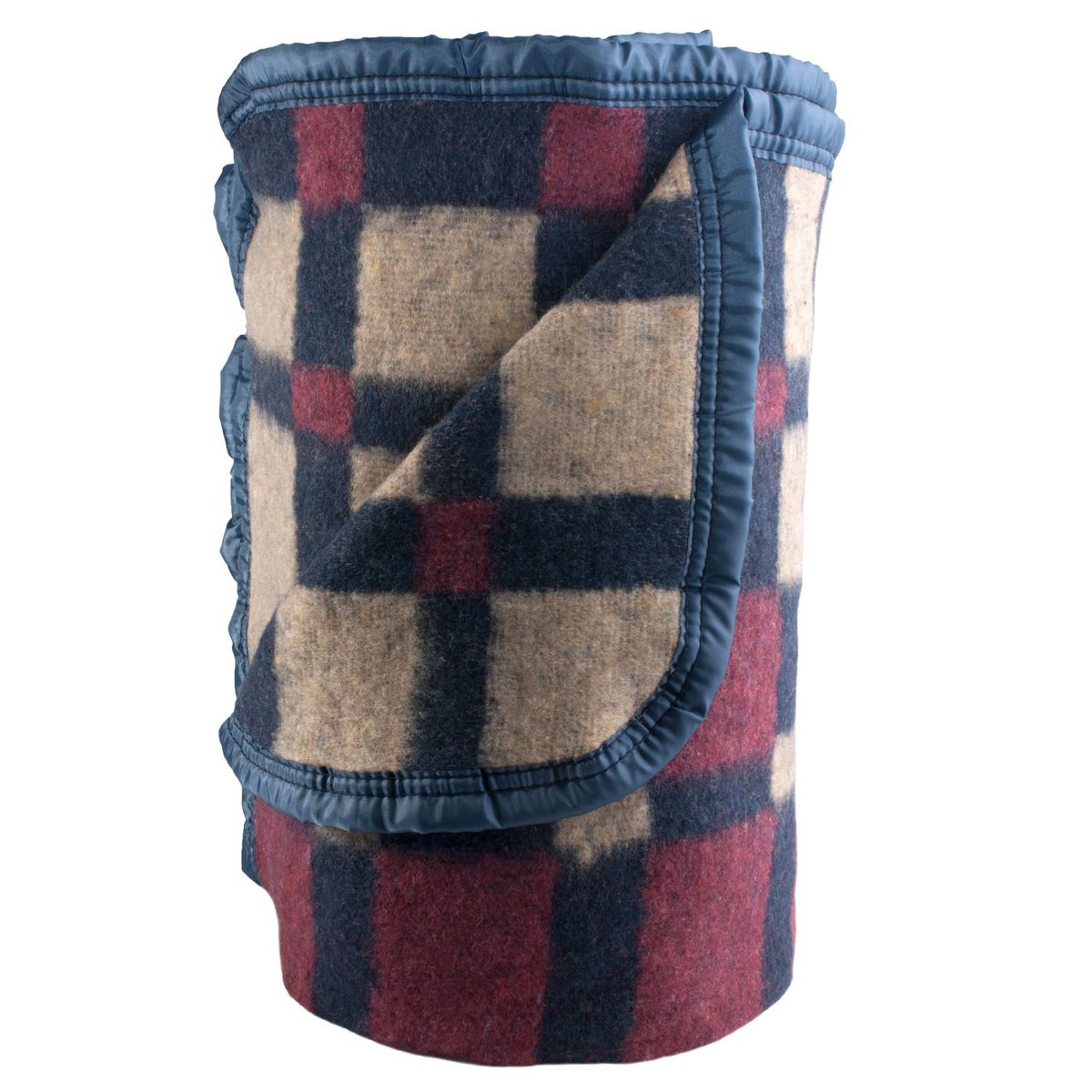 ANDES - FRAZADA ANDES ESCOCES ANTILLANCA 2 PLAZA AZUL/BEIGE