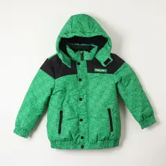 MINECRAFT - Parka Oficial Estampado Creeper con Capucha - Niños 4-12 Años