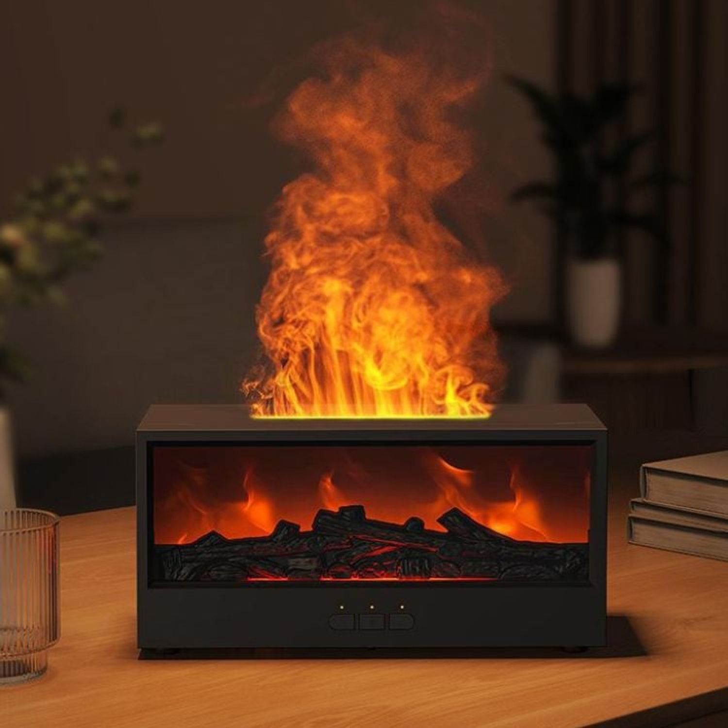 CRUSEC Humidificador Estilo Chimenea Aromaterapia USB | Falabella