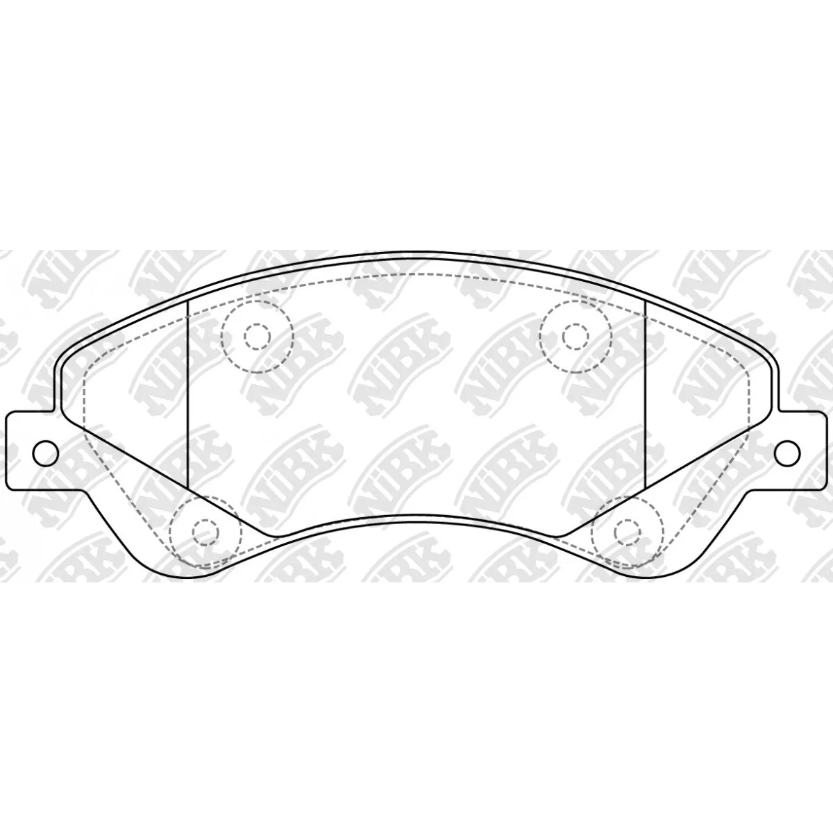 GENERICO - PASTILLA FRENOS FORD TRANSIT 2009 - 2014