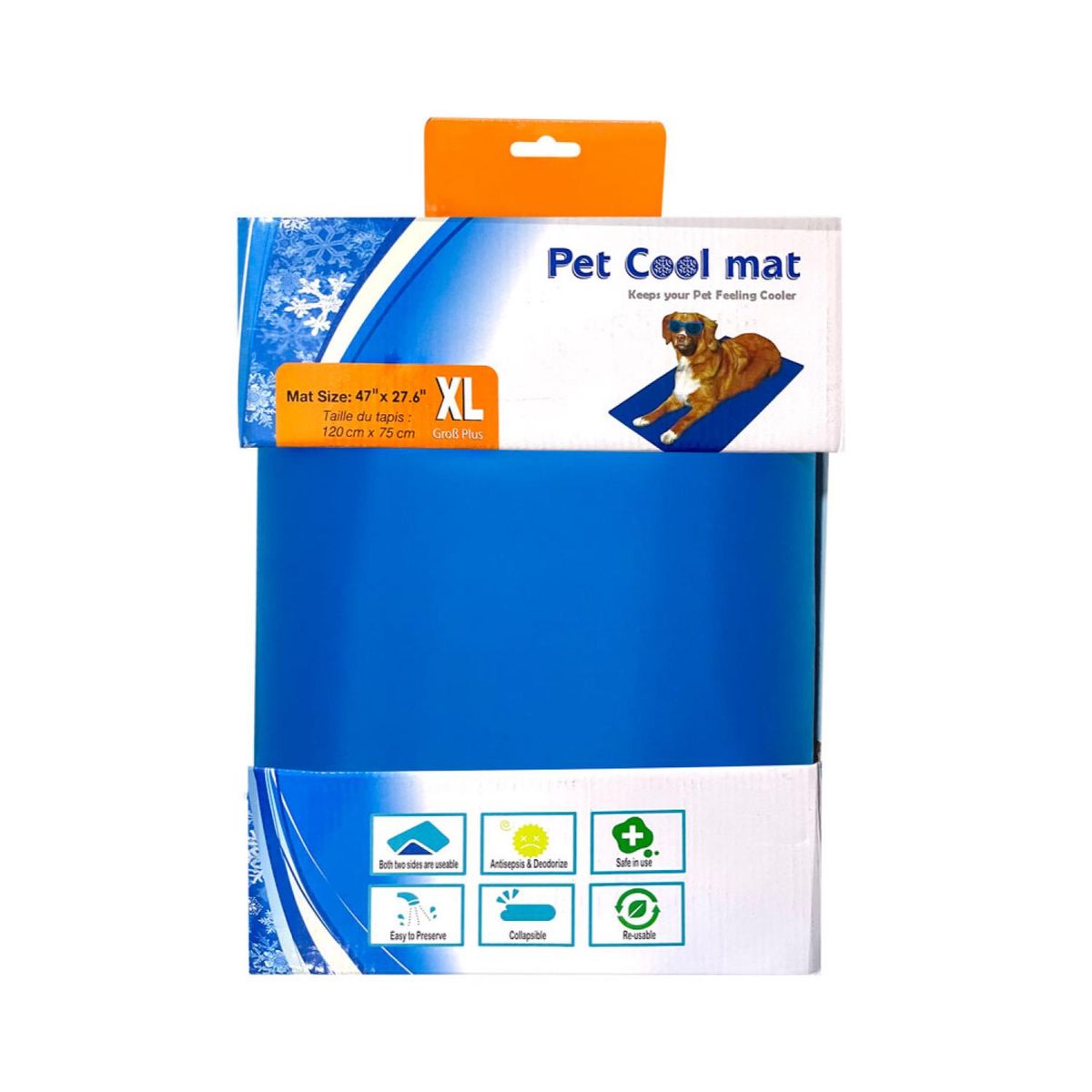 GENERICO - Alfombra Manta Refrescante Talla XL Para Mascotas