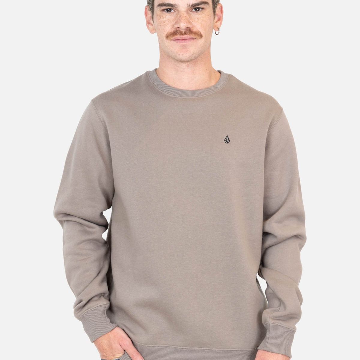 VOLCOM - Poleron Glimmer Beige Hombre Volcom - Beige